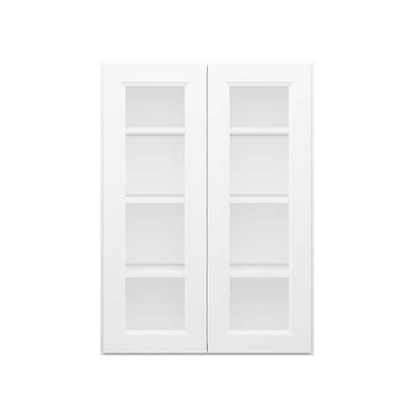 HOMLUX 30 in. W x 12 in. D x 42 in. H in Traditional White Ready to ...