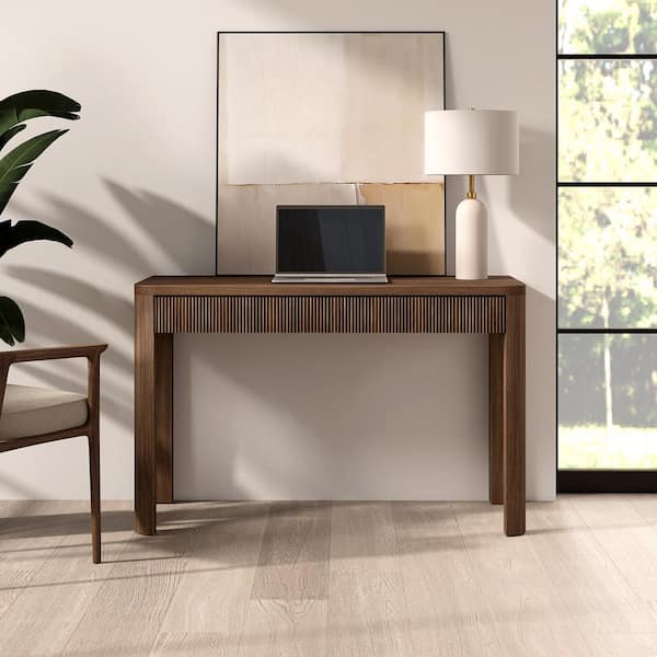 Meyer&Cross Mendoza 47.5 in. Satin Walnut Writing Desk OF2495