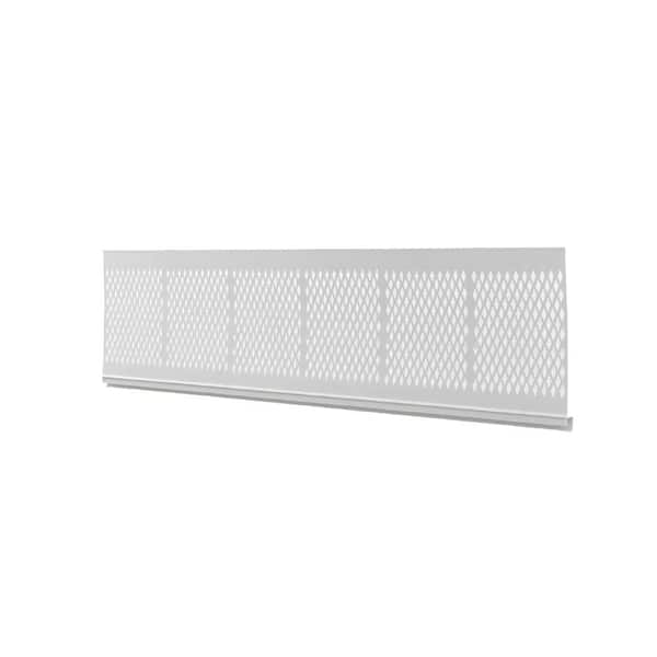 Everbilt Snap On Filter 3 ft. White Vinyl Gutter Guard