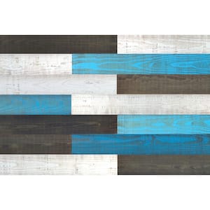 Thermo-Treated 1/4 in. x 5 in. x 4 ft. Ebony, Pearl, Tiffany Warp Resistant Barn Wood Wall Planks(10 sq. ft. per 6-Pack)