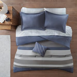 Gorgeous Blue Striped Sheet Set for a Dreamy Bedroom