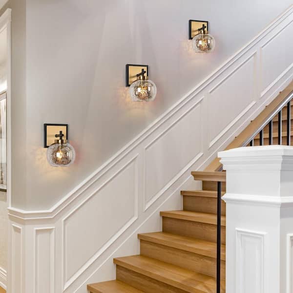 Zevni Ceedar Modern 1-Light Brass Gold Indoor Wall Sconce Zevni Ceedar Modern 1-Light Brass Gold Indoor Wall Sconce