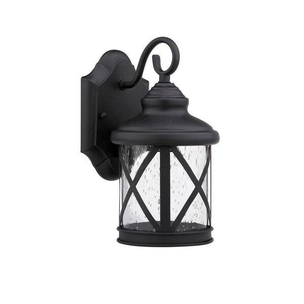 Chloe Lighting Transitional Wall-Mount 1-Light Outdoor Black Outdoor Sconce