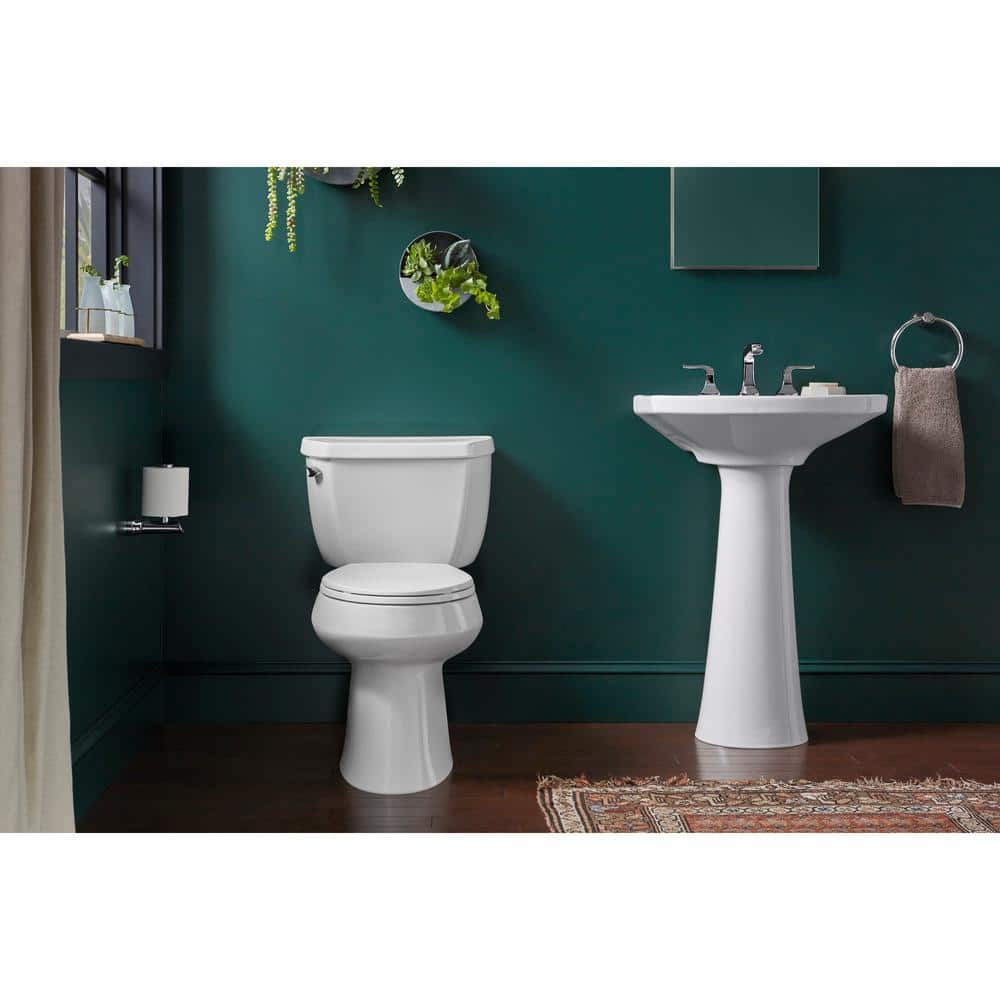 KOHLER Highline Classic Complete Solution 2-Piece 1.28 GPF Single KOHLER Highline Classic Complete Solution 2-Piece 1.28 GPF Single