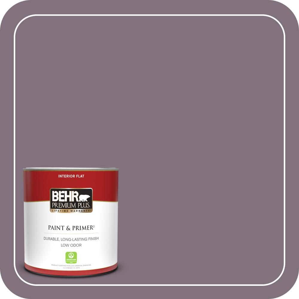 1 qt. #690F-6 Wine Frost Flat Low Odor Interior Paint & Primer price history on PriceWatchPro