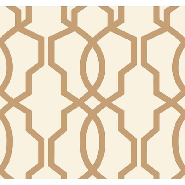 York Wallcoverings Ashford Geometrics Hourglass Trellis Wallpaper