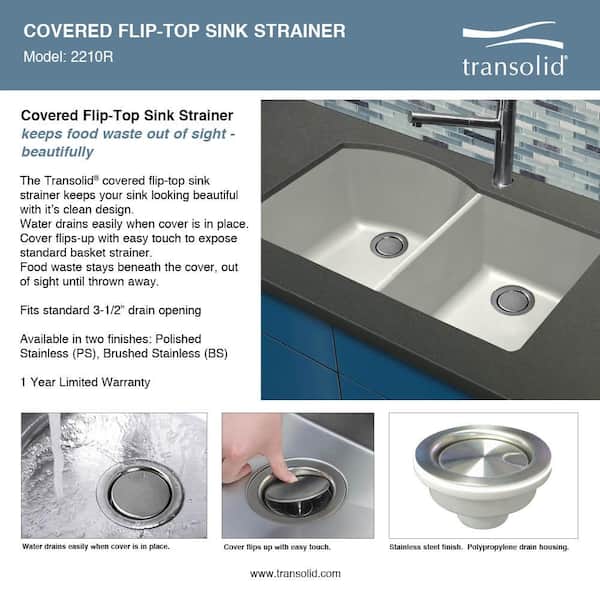 Transolid Diamond Dual Mount Stainless Steel 33 in. 4-Hole Equal Double  Bowl Kitchen Sink in Brushed Finish DTDE332210-4 The Home Depot