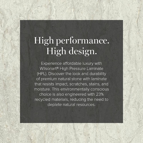 2 in. x 3 in. Laminate Sheet Sample in White Cascade with Standard Fine Velvet Texture Finish