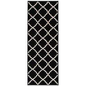 Stratford Lucette Ebony/Birch 26 in. x Your Choice Length Stair Runner