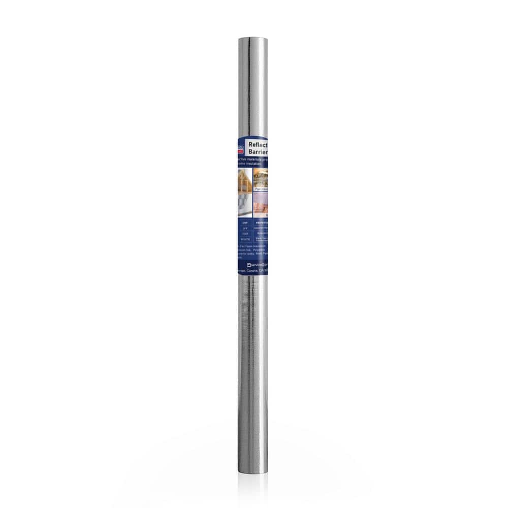 48 in. x 50 ft. Double-Sided Aluminum Film Woven Fabric Radiant Barrier Reflective Insulation price history on PriceWatchPro