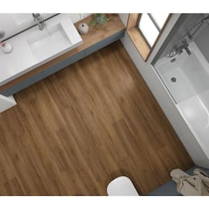 Kettle Keep Oak 8 mm T x 8 in. W Water Resistant Laminate Wood Flooring (21.3 sqft/case)