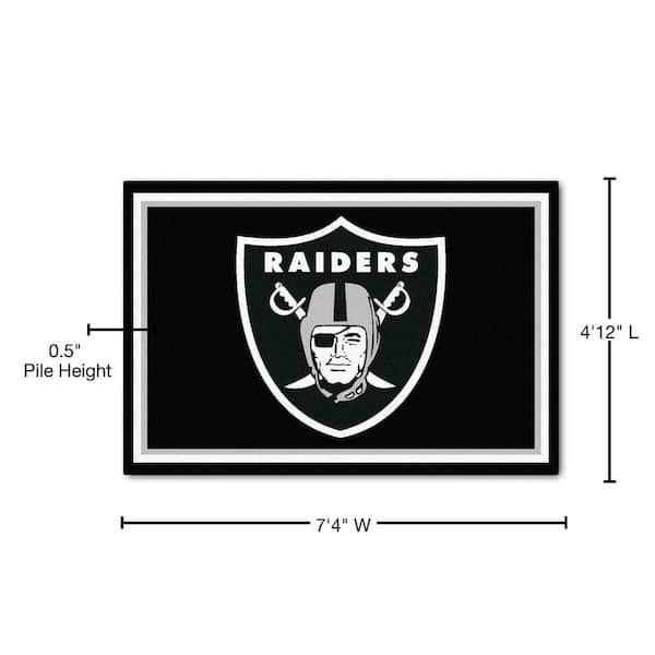 FANMATS NFL - Las Vegas Raiders Helmet Rug - 5ft. x 8ft. 5940 - The Home  Depot