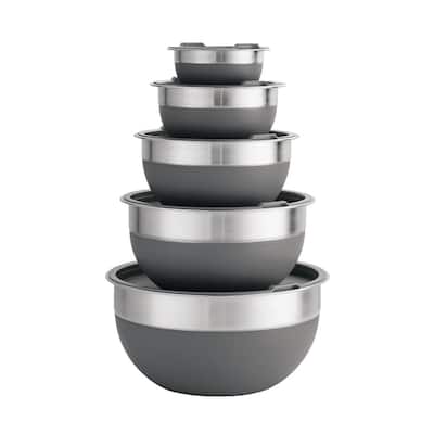 Oster Rosamond 3-Piece Stainless Steel Mixing Bowl Set 985101186M - The  Home Depot