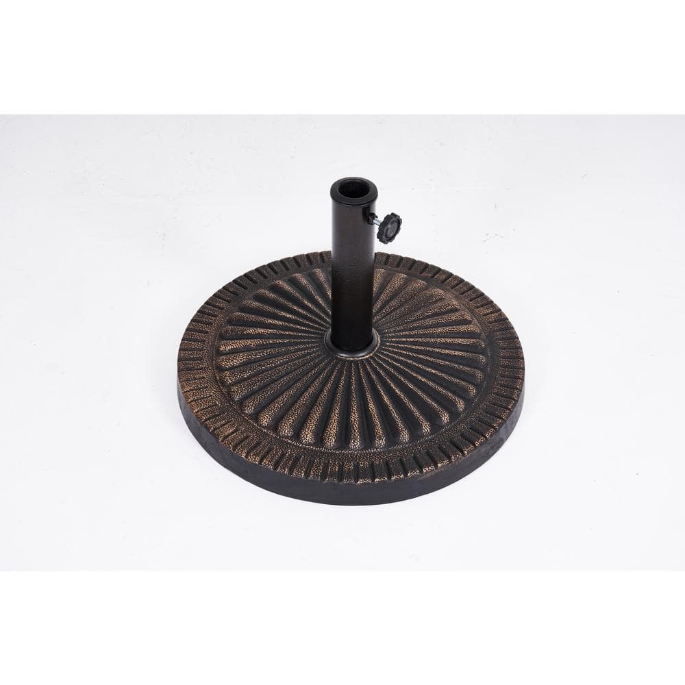 31 lbs. Outdoor Patio Umbrella Base in Antique-Bronze