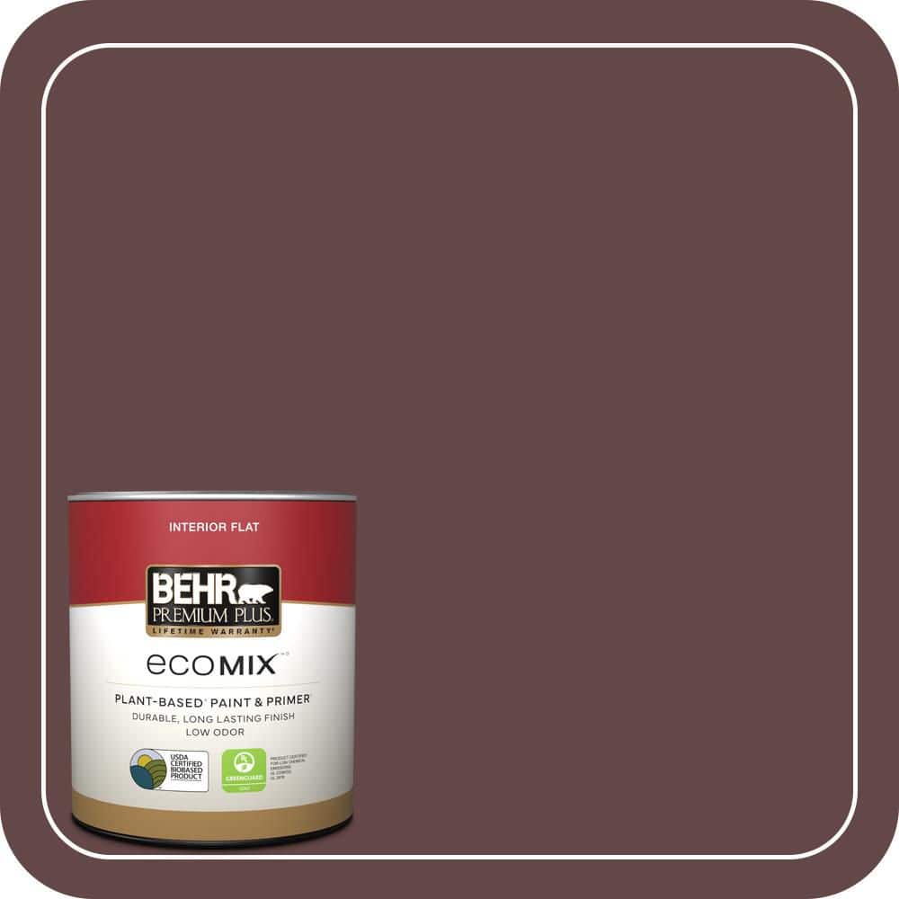 1 qt. #120F-7 Plum Raisin Flat EcoMix Plant-Based Interior Paint & Primer price history on PriceWatchPro