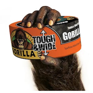 25 yds. Tough and Wide Black Duct Tape (2-Pack)