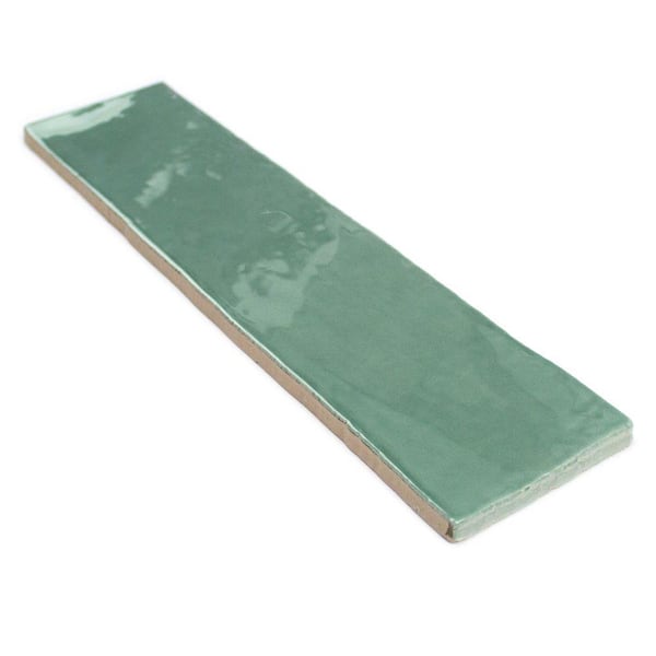 Catalina Green Lake 3 in. x .31 in. Ceramic Wall Tile Sample