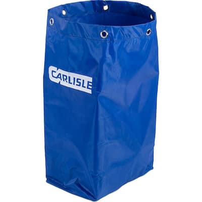 AWP 89-Gallons White Outdoor Polypropylene Construction Flap Tie Trash Bag  at