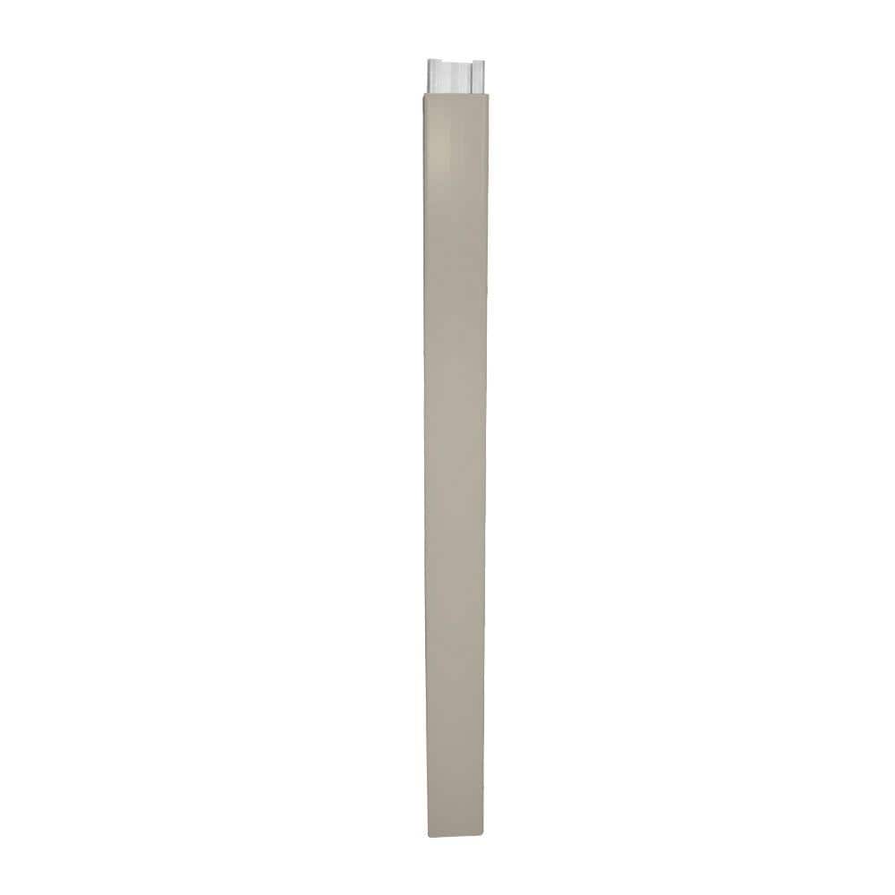5 in. x 5 in. x 9 ft. Khaki Vinyl Fence Gate Blank Post price history on PriceWatchPro