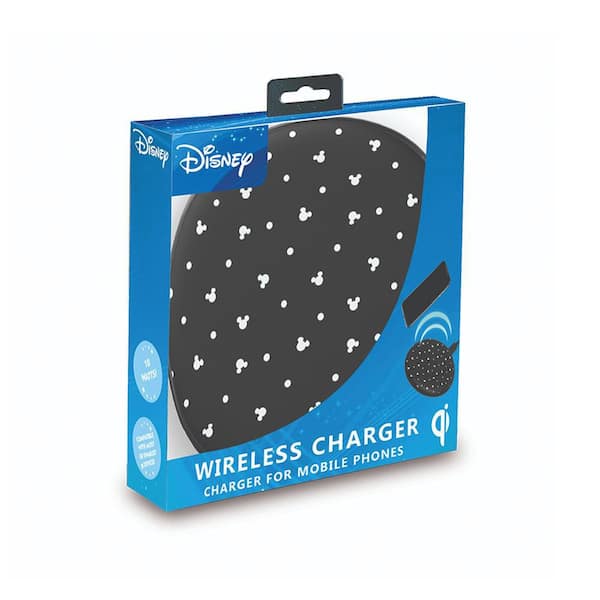 Disney Mickey Mouse Black RUSH 10-Watt QI Wireless Charger DSWCRH02 The  Home Depot