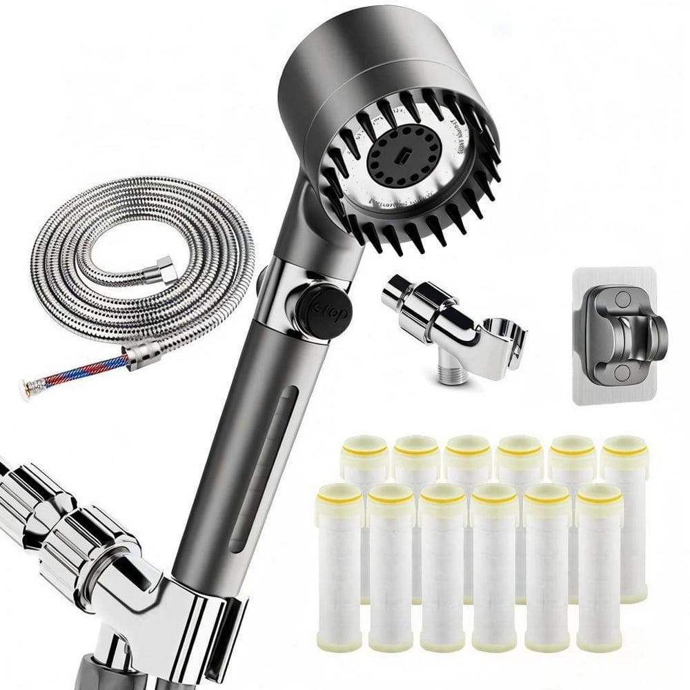 3-Spray Filtered Shower Head with Handheld, 12 Replaceable Water Softener Filters for Hard Water price history on PriceWatchPro