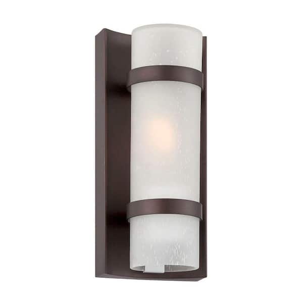 Acclaim Lighting Apollo Collection 1-Light Architectural Bronze Outdoor Wall Lantern Sconce
