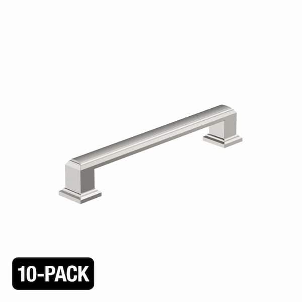 10-Pack Carrington 5-1/16 in. (128 mm) Center-to-Center Classic Satin Nickel Arch Cabinet Drawer Pulls