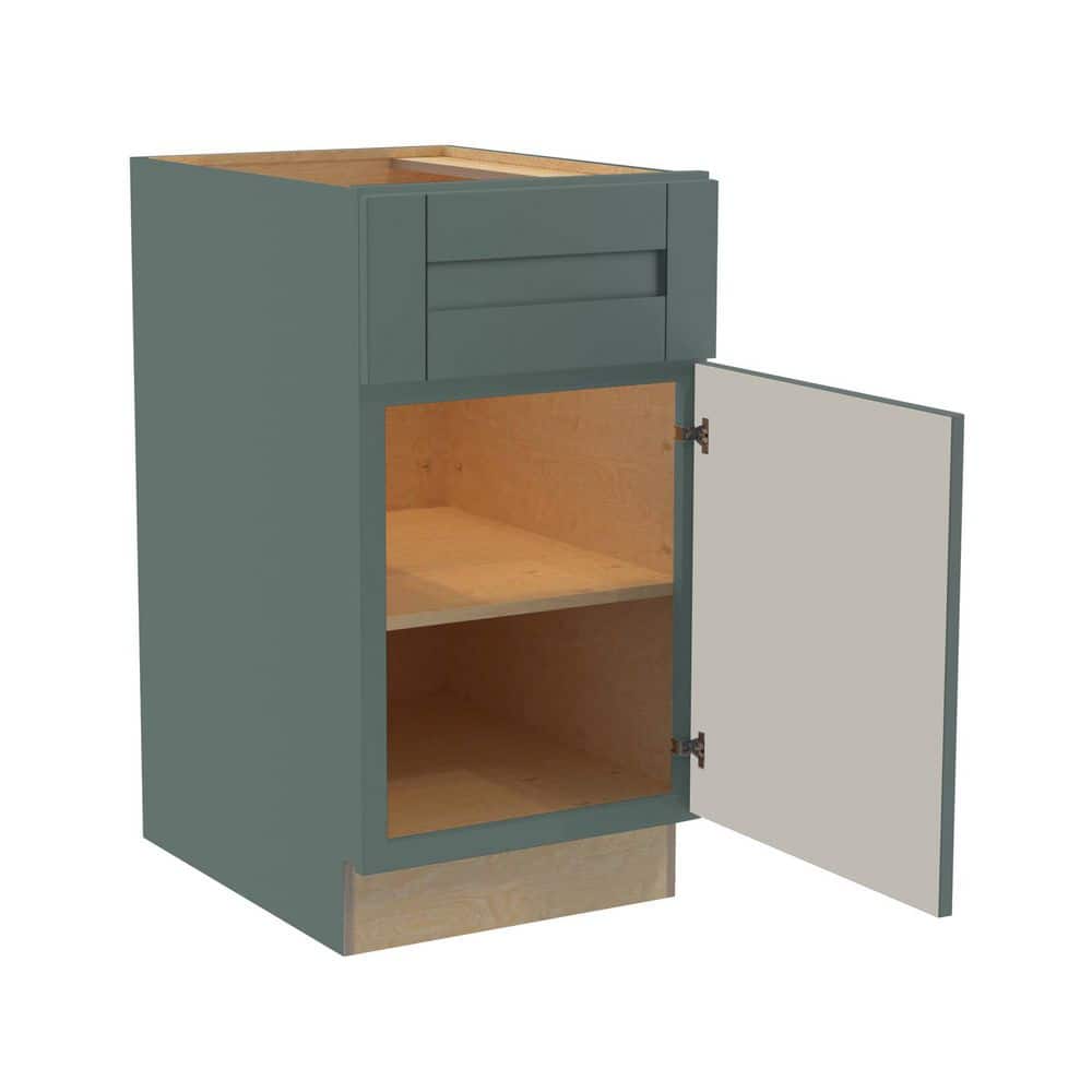Washington 12 in. W x 21 in. D x 34.5 in. H Assembled Plywood Base Bath Cabinet in Verdant Green with Soft Close RH price history on PriceWatchPro
