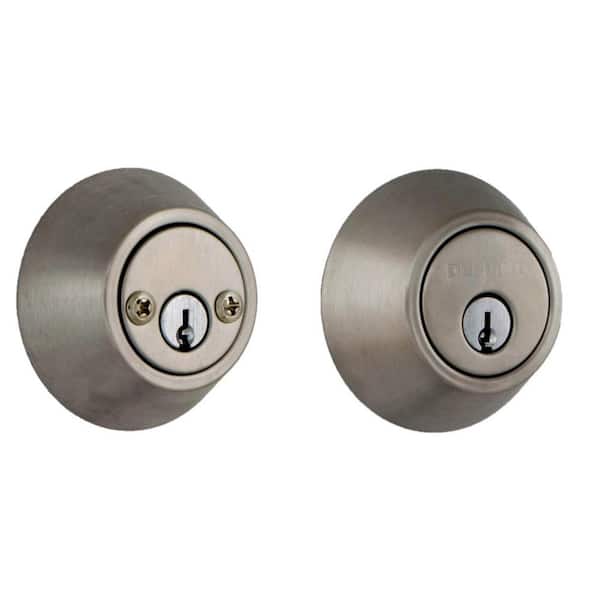 Defiant Satin Nickel Double Cylinder Deadbolt