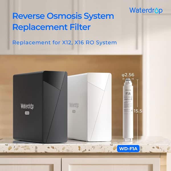 Waterdrop X12 Alkaline pH+RO System, NSF/ANSI 58 and 372 Certified