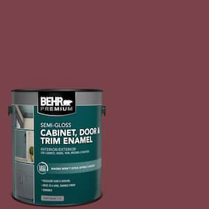 1 gal. #PPU1-13 Spiced Wine Semi-Gloss Enamel Interior/Exterior Cabinet, Door & Trim Paint