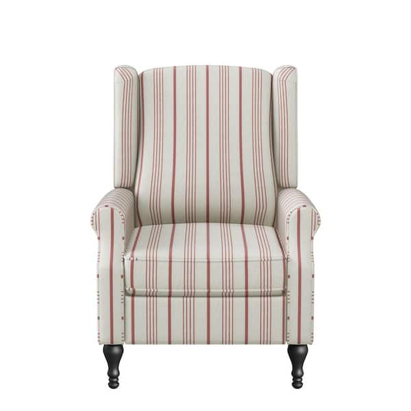 ticking stripe recliner