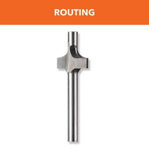 1/8 in. Rotary Tool Corner Rounding Router Bit for Wood and Soft Materials