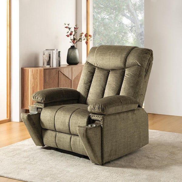 Sean Brown Modern Oversized Lift Assist Power Recliner with Charging Ports