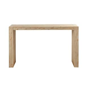 Monterey 64 in. Natural Rectangle Wood Console Table