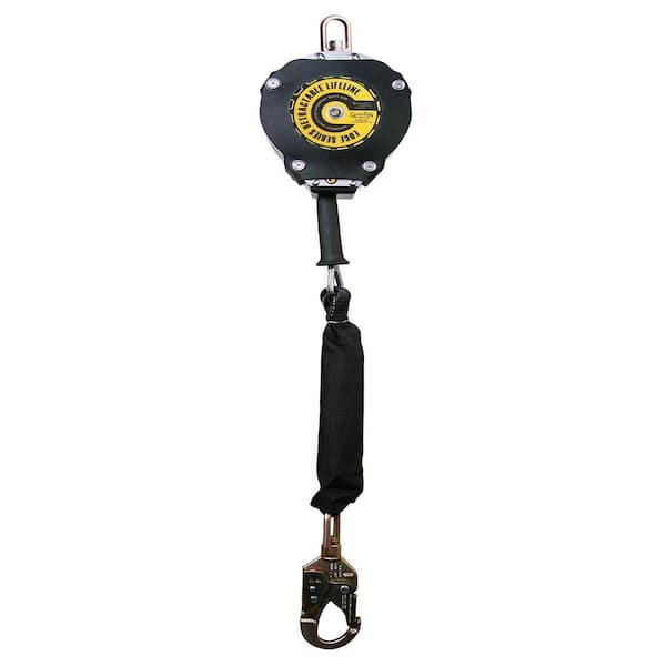 Guardian Fall Protection 20 ft. Heavy Duty Self Retracting Lifeline with Heavy Duty Shock Pack & Removable Protective Cover