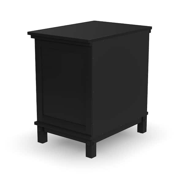 Oak Park 3-Piece Black Queen Bedroom Set