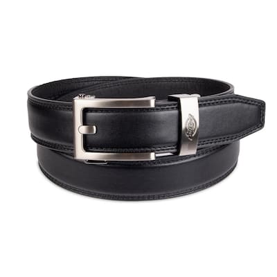 Men's Size LG Black Perfect Fit Adjustable Click To Fit Ratchet Belt