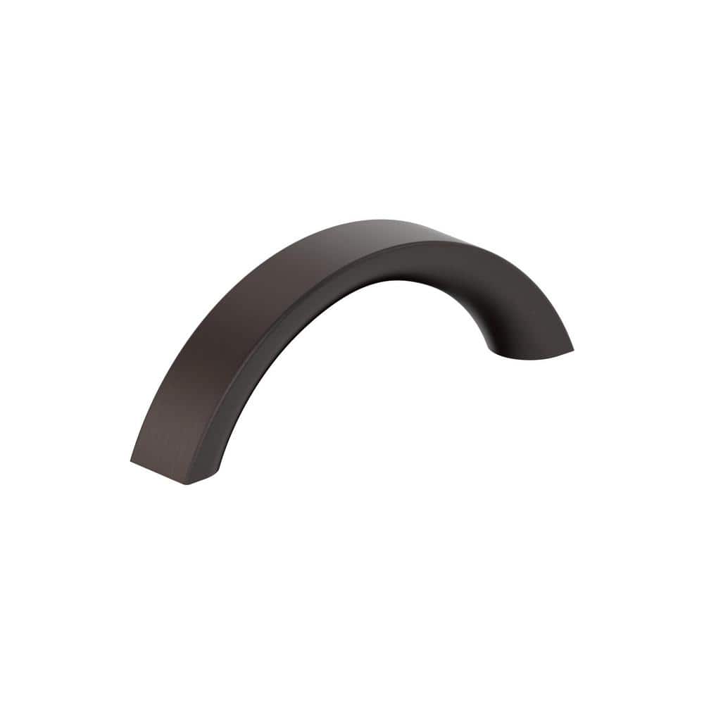 Parabolic 3 in. (76mm) Center-to-Center Modern Oil Rubbed Bronze Arch Cabinet Pull price history on PriceWatchPro