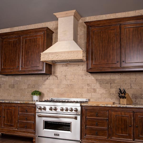 wood range hood 36 inch