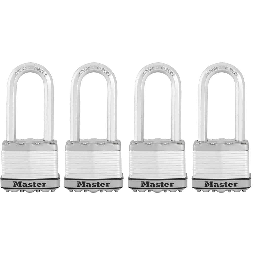 Master Lock Padlock with Shielded Shackle Pack of 2 
