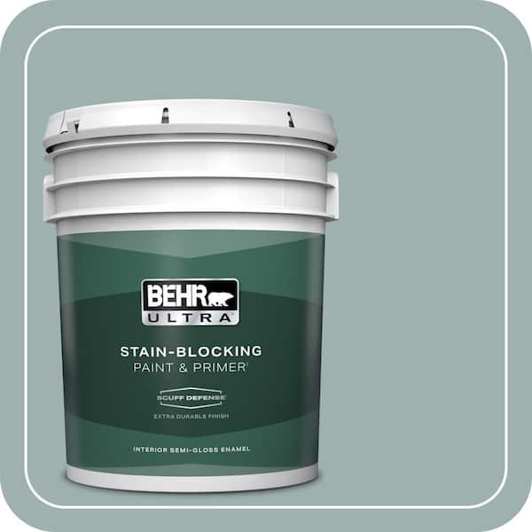 BEHR ULTRA 5 gal. #PPF-36 Veranda Charm Extra Durable Semi-Gloss Enamel Interior Paint & Primer