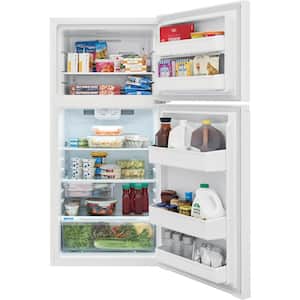 27.6 in. 13.9 cu. ft. Top Freezer Refrigerator in white, Energy Star