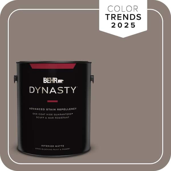 BEHR DYNASTY 1 gal. Home Decorators Collection #HDC-NT-27B Wild Truffle One-Coat Hide Matte Interior Stain-Blocking Paint & Primer