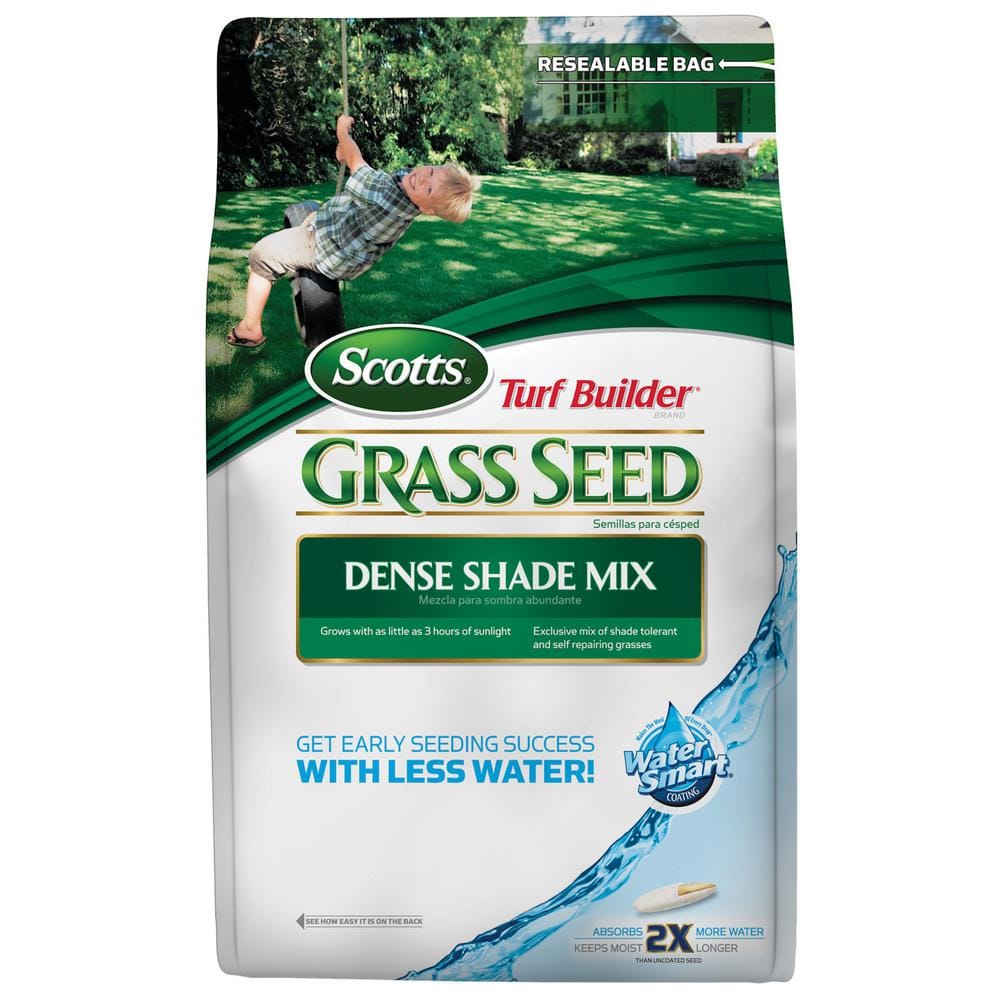 Scotts Turf Builder 7 Lbs Grass Seed Dense Shade Mix Grows With As Little As 3 Hours Of 4799