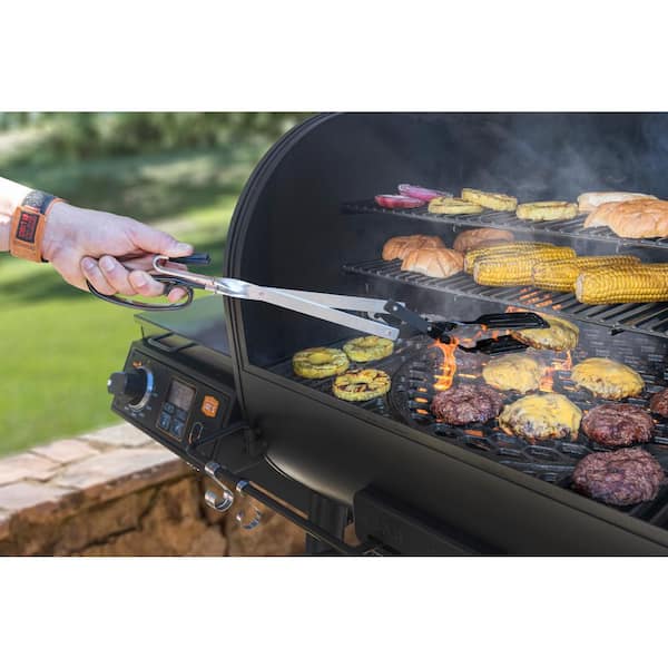 Blacksmith 3-in-1 Longarm Barbecue Tool in Black and Stainless