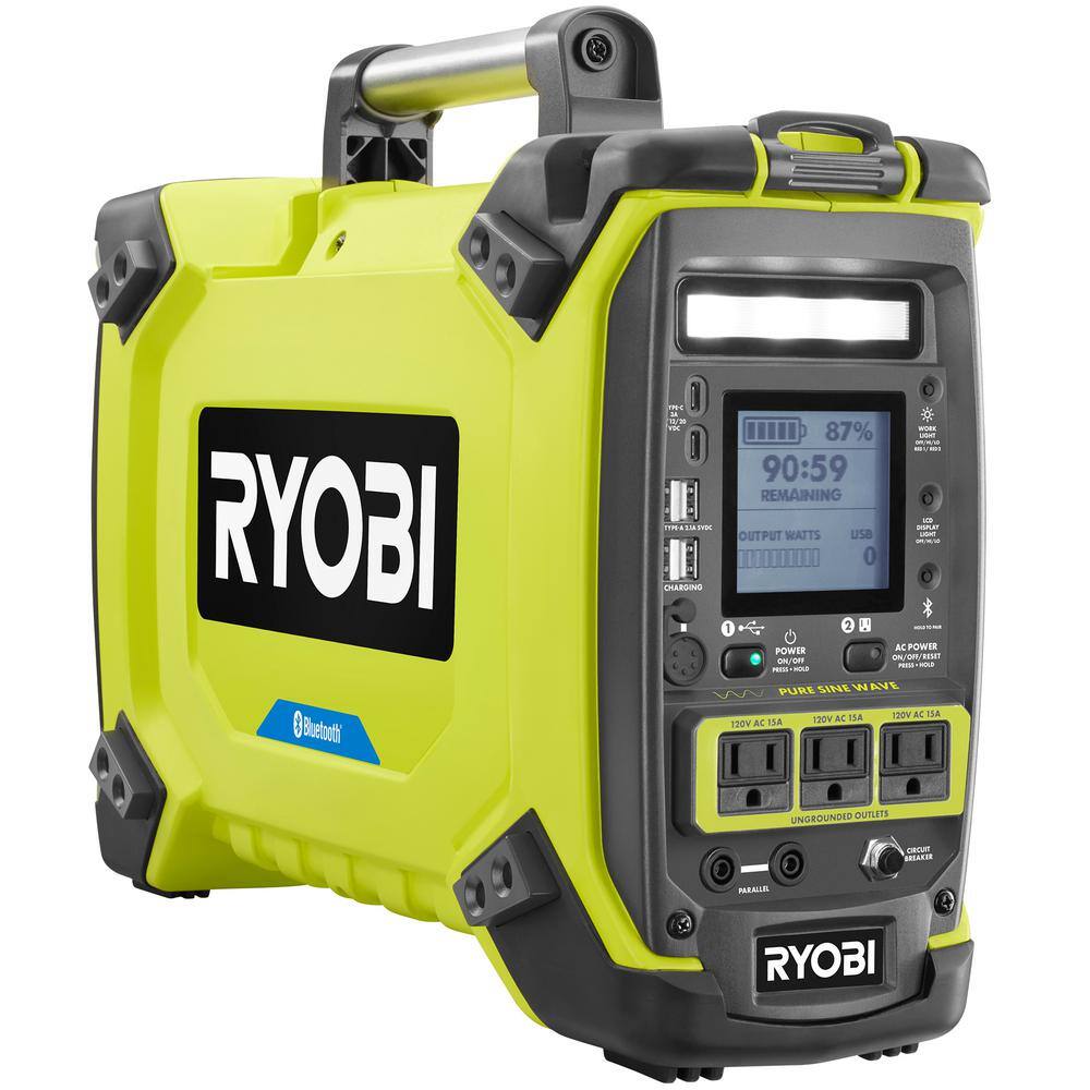 RYOBI 1800-Watt Continuous / 3000-Watt Peak Output Portable