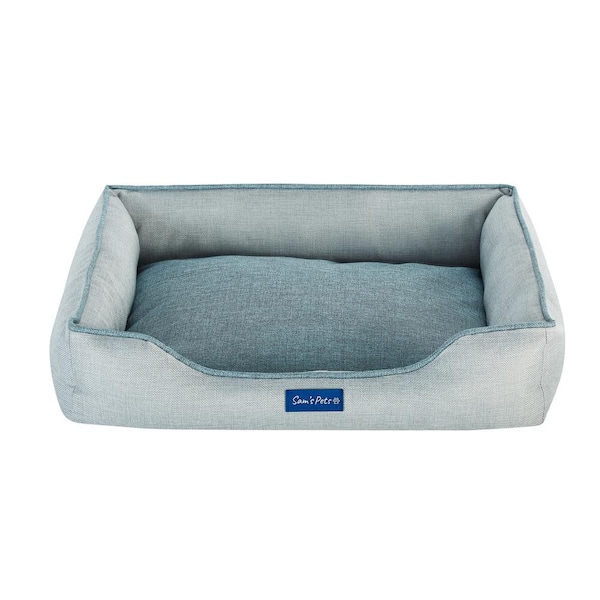 Sam's Pets Arthur Small Gray Dog Bed