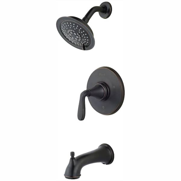 Pfister Northcott 1-Handle Tub and Shower Faucet Trim Kit in Tuscan Bronze (Valve not Included)