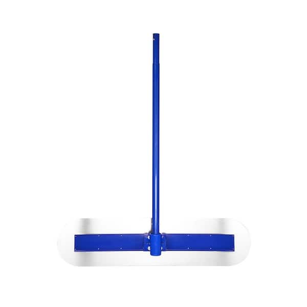 Bull Float Magnesium Concrete Float, 47.24 in. Round End Concrete Float Tool Finishing Trowel with Handles